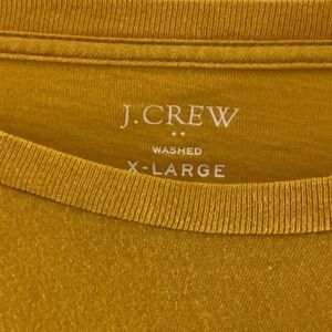 J. Crew Golden Yellow long sleeve Tee